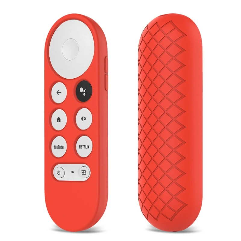 Silicone for CASE for chromecast 2020 Voice Remote Control, Shockproof Anti Slip Protective Cover Sleeve Skin