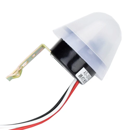 Imagen 2 del producto AS-20 DC 12V AC 110V 220V 10A impermeable sensible Auto foto interruptor encendido/apagado fotocélula calle luz LED interruptor Sensor herramienta