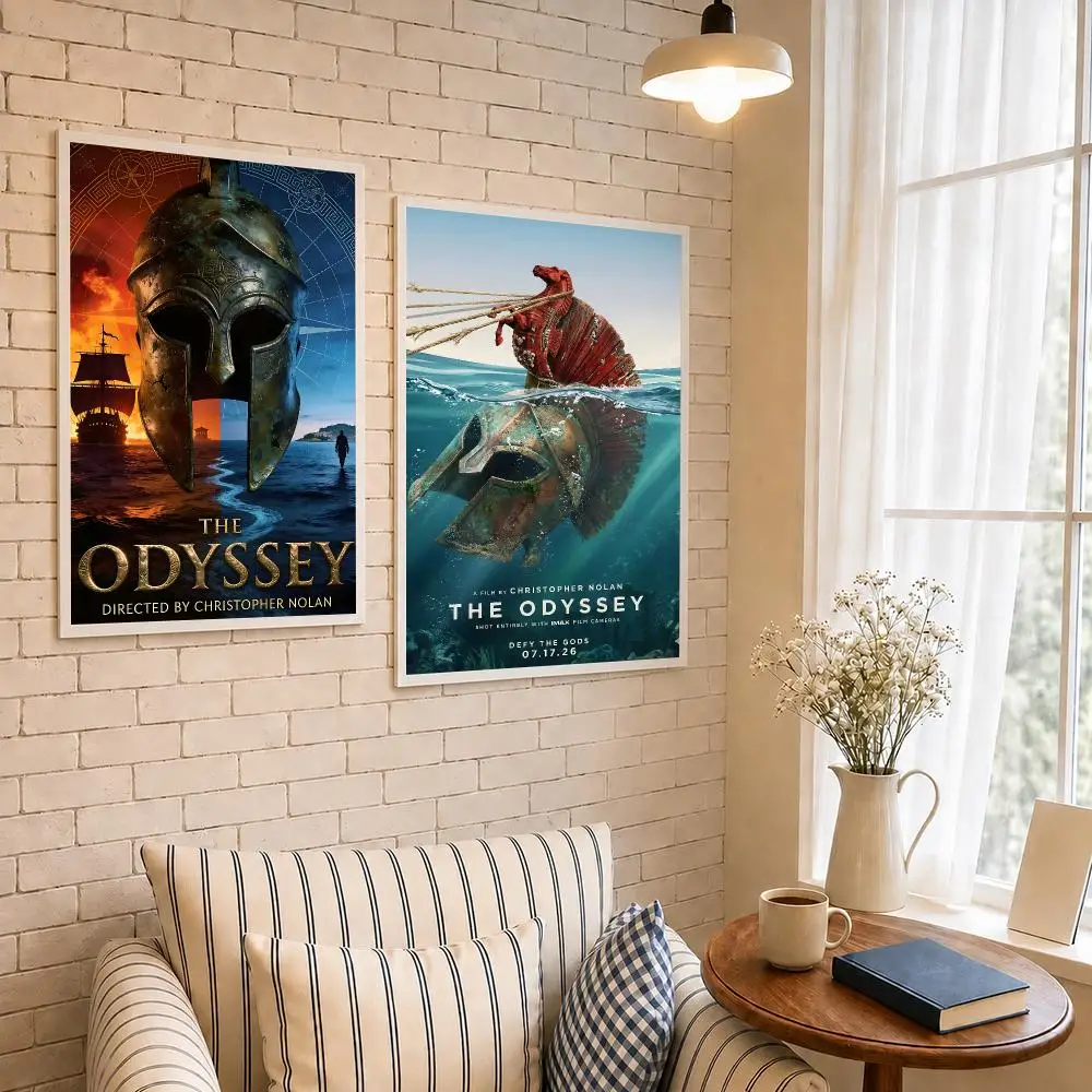 Literature T-THE ODYSSEY Poster PP Self-Adhesive Waterproof Wall Decor for Bedroom,Living Room,Dorm,Bar Aesthetic Decor Gift