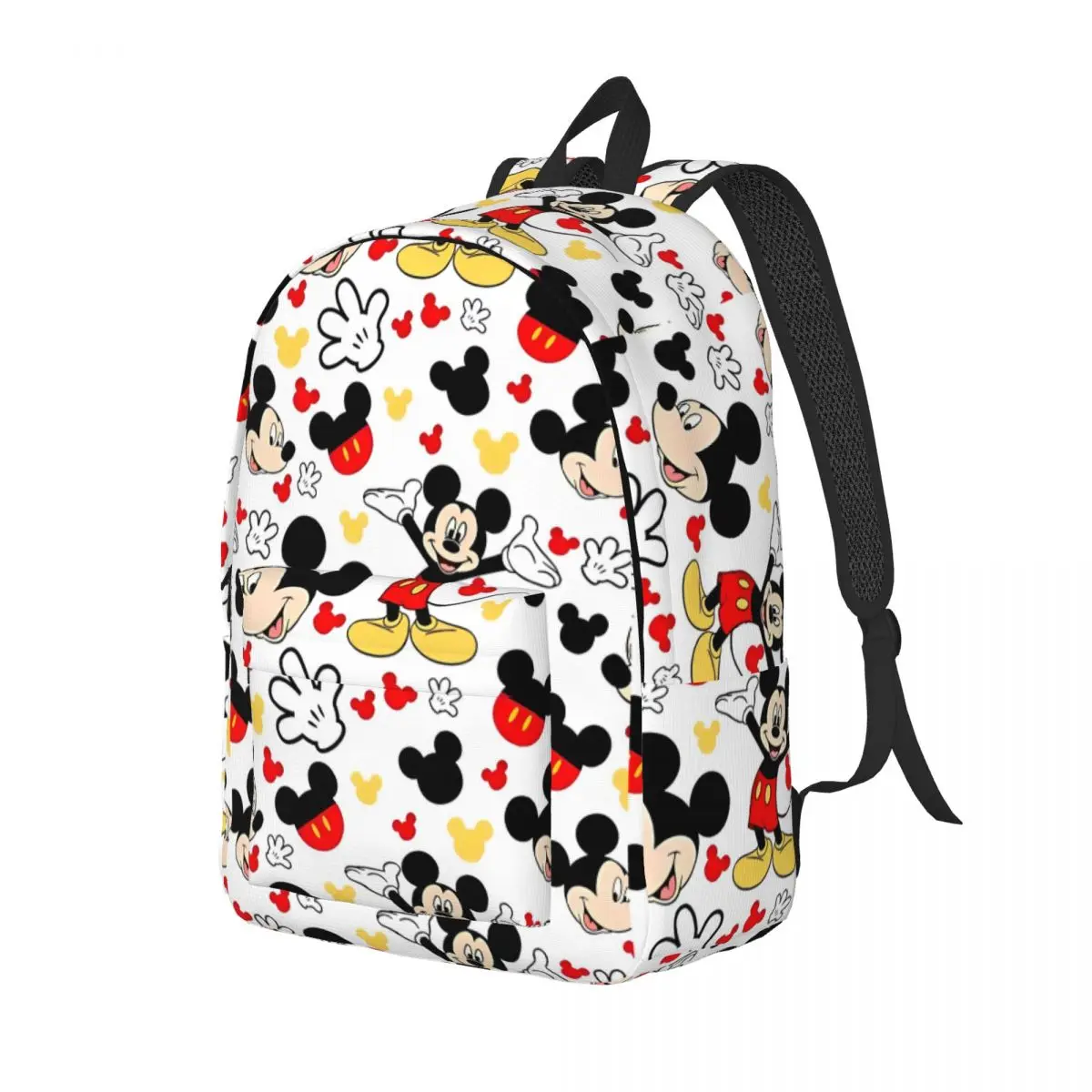 حقيبة ظهر كاواي ميكي ماوس للرجال والنساء، حقيبة كتف عصرية للمدرسة الثانوية والمشي لمسافات طويلة والسفر، هدية لطيفة على شكل رسوم كرتونية للكمبيوتر المحمول