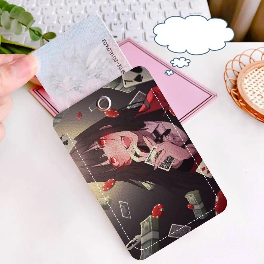 Amin k-kakegurui support personnalisé adapté pour carte bancaire, métro, carte de Bus portefeuille porte-carte porte-Badge porte-clés