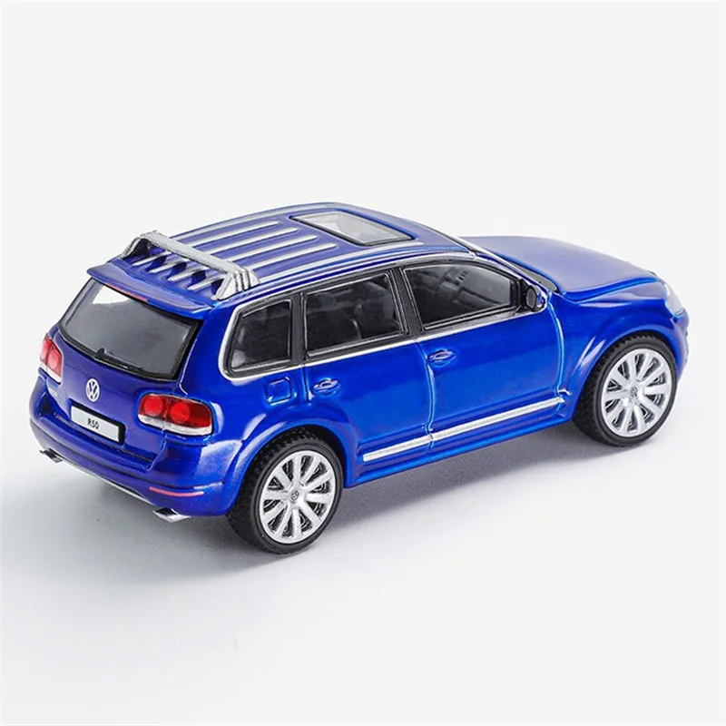 1:64 Touareg R50 SUV Alloy Car Model Diecast Metal Classic Vehicle Car Model Miniature Scale Simulation Collection Kids Toy Gift