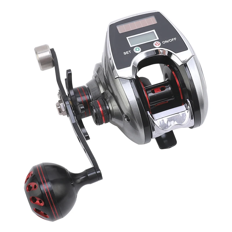 BILLINGS S200 Series Baitcasting Reel,8.0:1 Gear Ratio,USB charging,Solar Charging,Digital Display,22LB Max Drag,For Freshwater