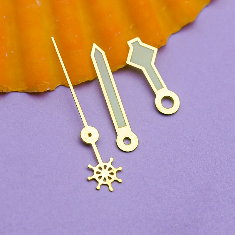 Oro argento rosa NH35 lancette dell'orologio C3 verde luminoso adatto per NH36 4 r36 7 s26 movimento per Seiko SKX007 SKX009 SRPD parti di riparazione dell'orologio