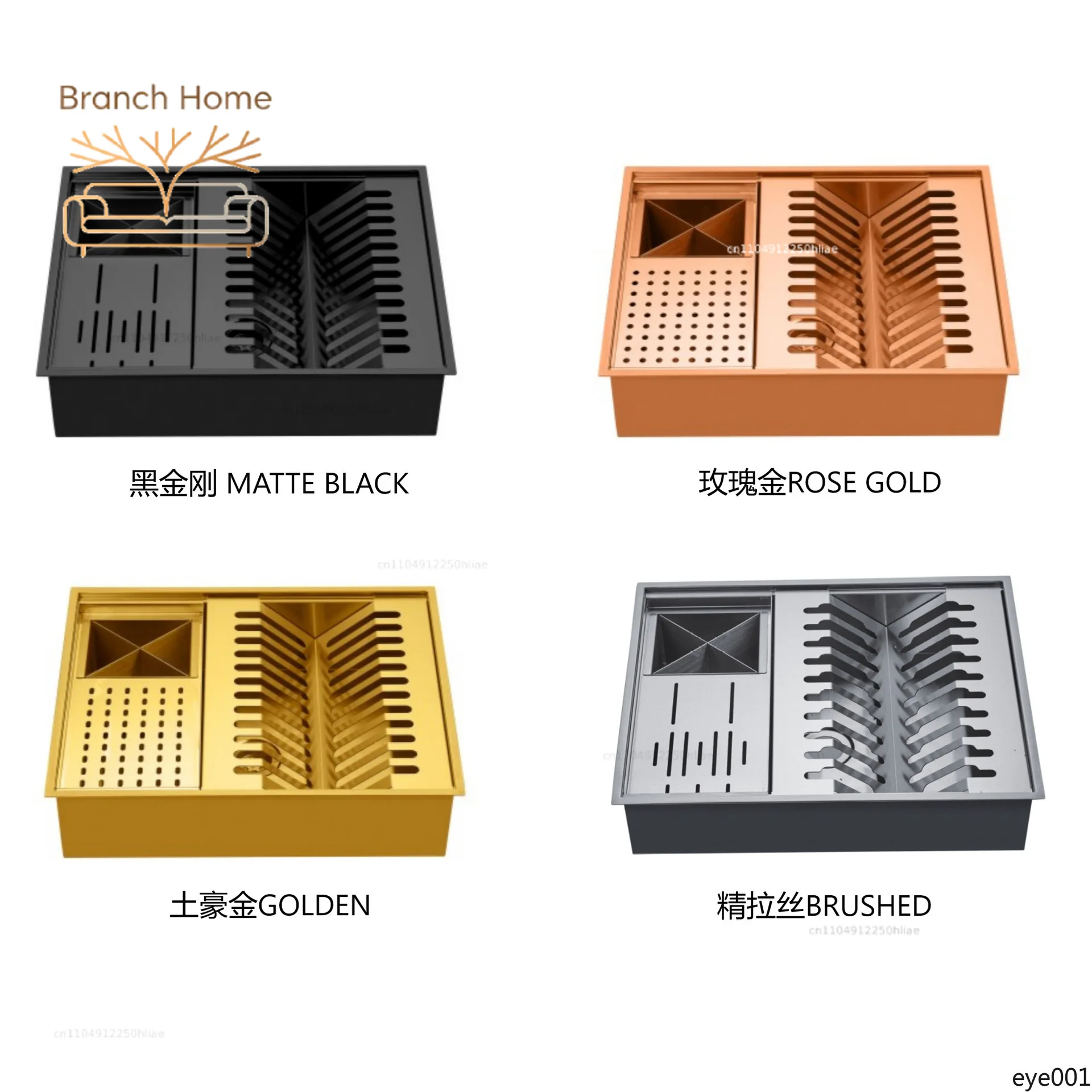New 304 Stainless Steel Multi-Function Sink Dish Rack Lightweight Drain Storage Organizer for Kitchen Utensils