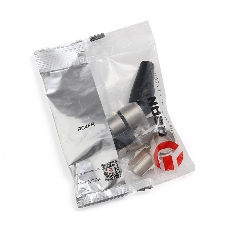 Neutrik RC4MR/RC4FR 4-adriger 90°-Biegeanschluss ° XLR Symmetrischer Stecker R Audio XLR Lötanschluss – Detail 11