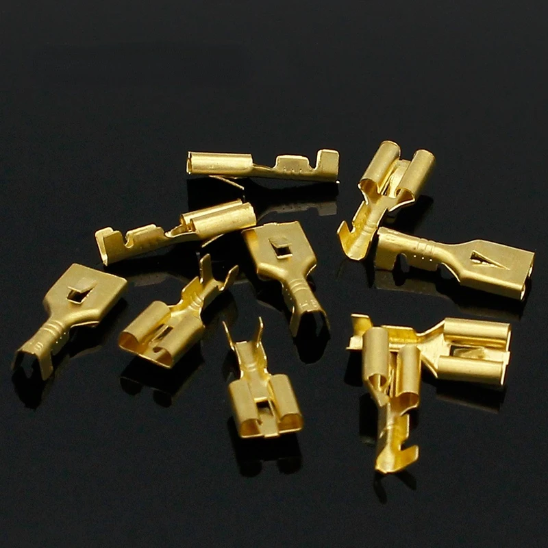 6.3mm 6.3 Crimp Terminal Female Spade Connector