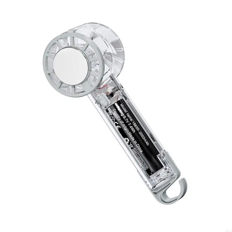 M6CB Multifunctional Desk Fan Low Noise Operations Small Handheld Fan Plastic Texture
