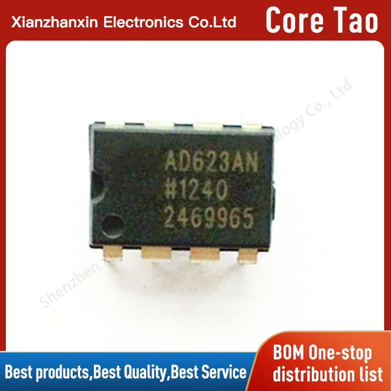 1pcs/lot AD623 AD623AN AD623ANZ DIP8 instrumentation amplifier chip