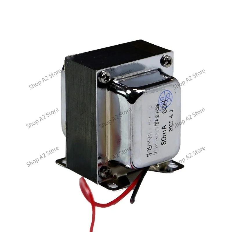 Suitable for 80mA 50-60-80 H Vertical Chrome Plated Cover Choke Ball Inductor, Barrier Current, Ball Pre-Stage Filter EI6628