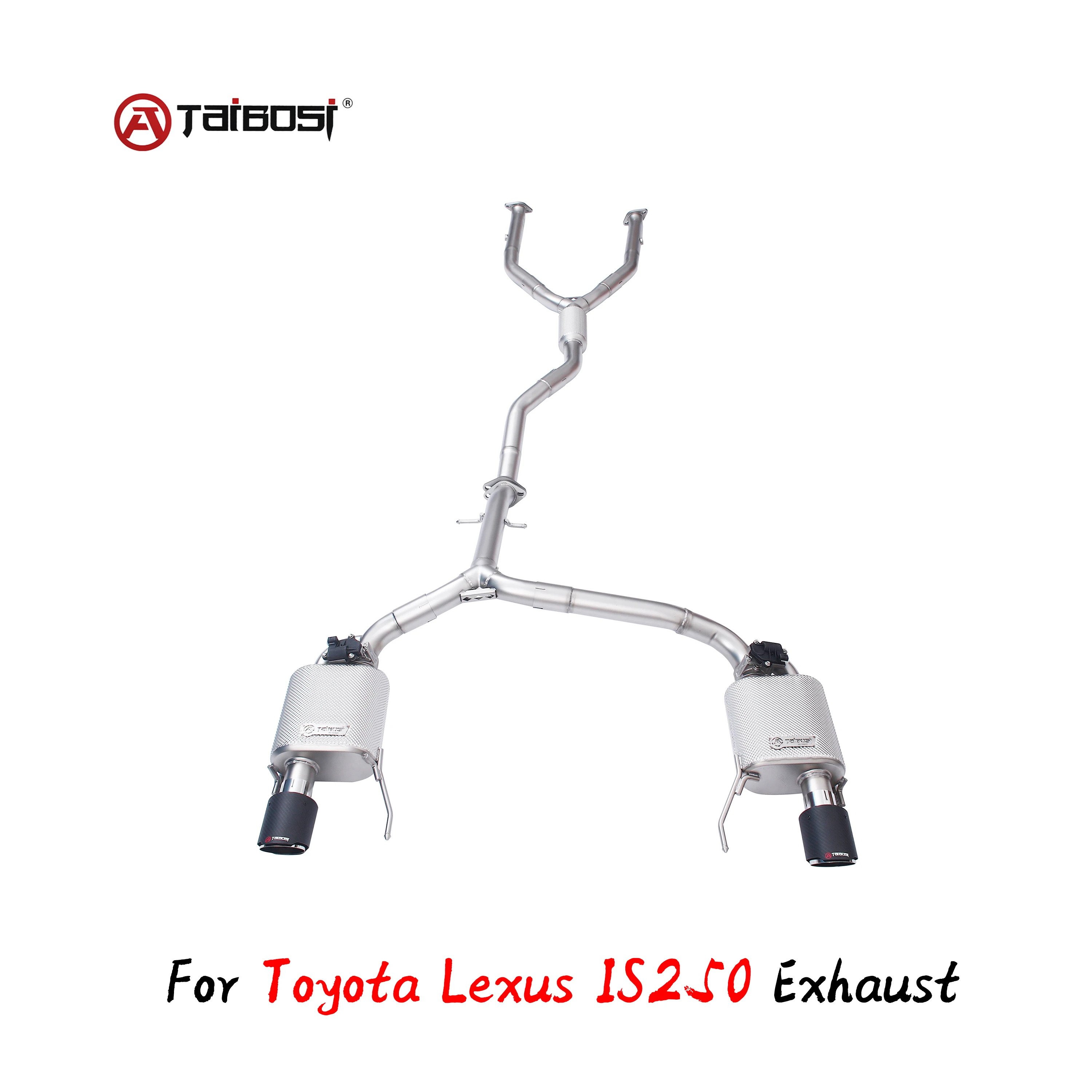 For Toyota Lexus IS250 Exhaust Catback Taibosi Performance Electricl Valve Car Muffler Cutout Remote Control Accessories 51 63mm