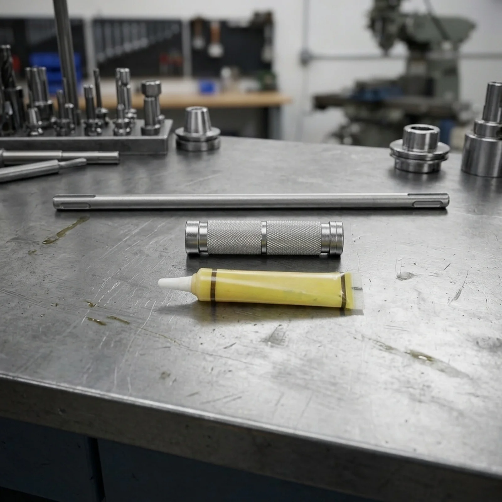 Double-Headed Shank Extension Rod Drilling Operations Textured Patterns Handling Compatible With Round Shank For Impact Drills