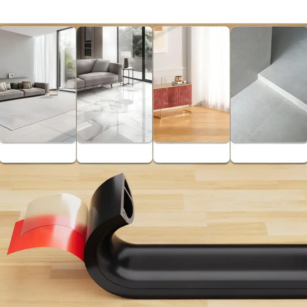 38mm Silicone Floor Cord Cover Self Adhesive Cable Organizer Wire Protector Flexible Raceway Management For Home Safety