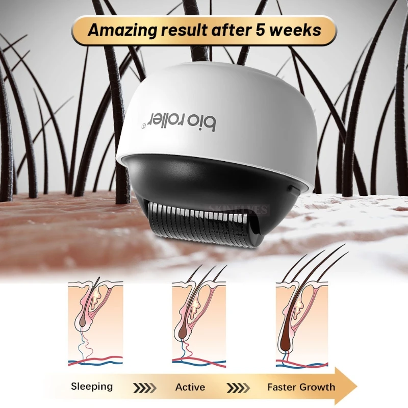 Derma Roller G4 Bio Roller G4 1200 pines agujas de acero inoxidable microaguja kin cuidado dispositivo de belleza herramientas cara rodillo de barba