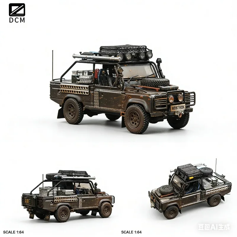

DCM 1:64 Road Guard Defender Cast-Steel Simulation Alloy Car Model, Boys' Holiday Gift Toy, Adult Collection Decoration Item.