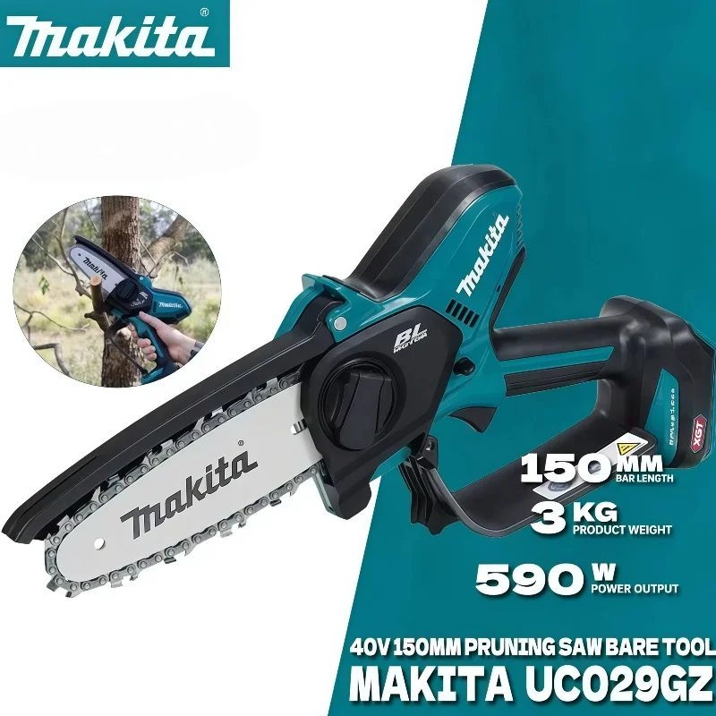 

Аккумуляторная цепная пила Makita 18В-20В для деревообработки, маленькая ручная электрическая 6-дюймовая мини-пила для распиловки древесины, портативная цепная пила-сабля