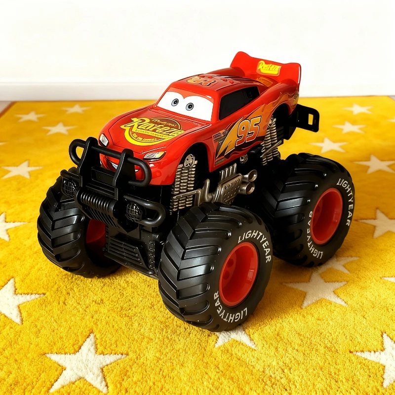 2025 Large Wheel Pixar Cars Toy Lightening McQueen Jackson Storm Mater Inertial Force Car Model Toy For Kid Birthday Gift