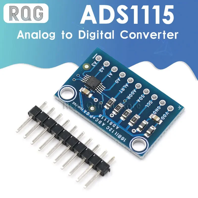 وحدة ADC I2C ADS1115 ، 16 بت ، 4 قنوات مع مكبر صوت Pro Gain لـ Arduino RPi