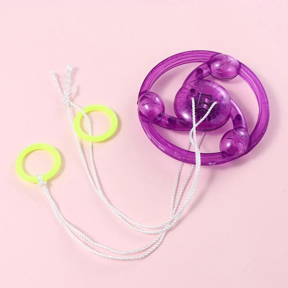 

Light Up Toy Finger Training Flywheel Flash Toy Induction Pull Wire Flywheel Hand-pull Luminous Rope Luminous Flashing Rope