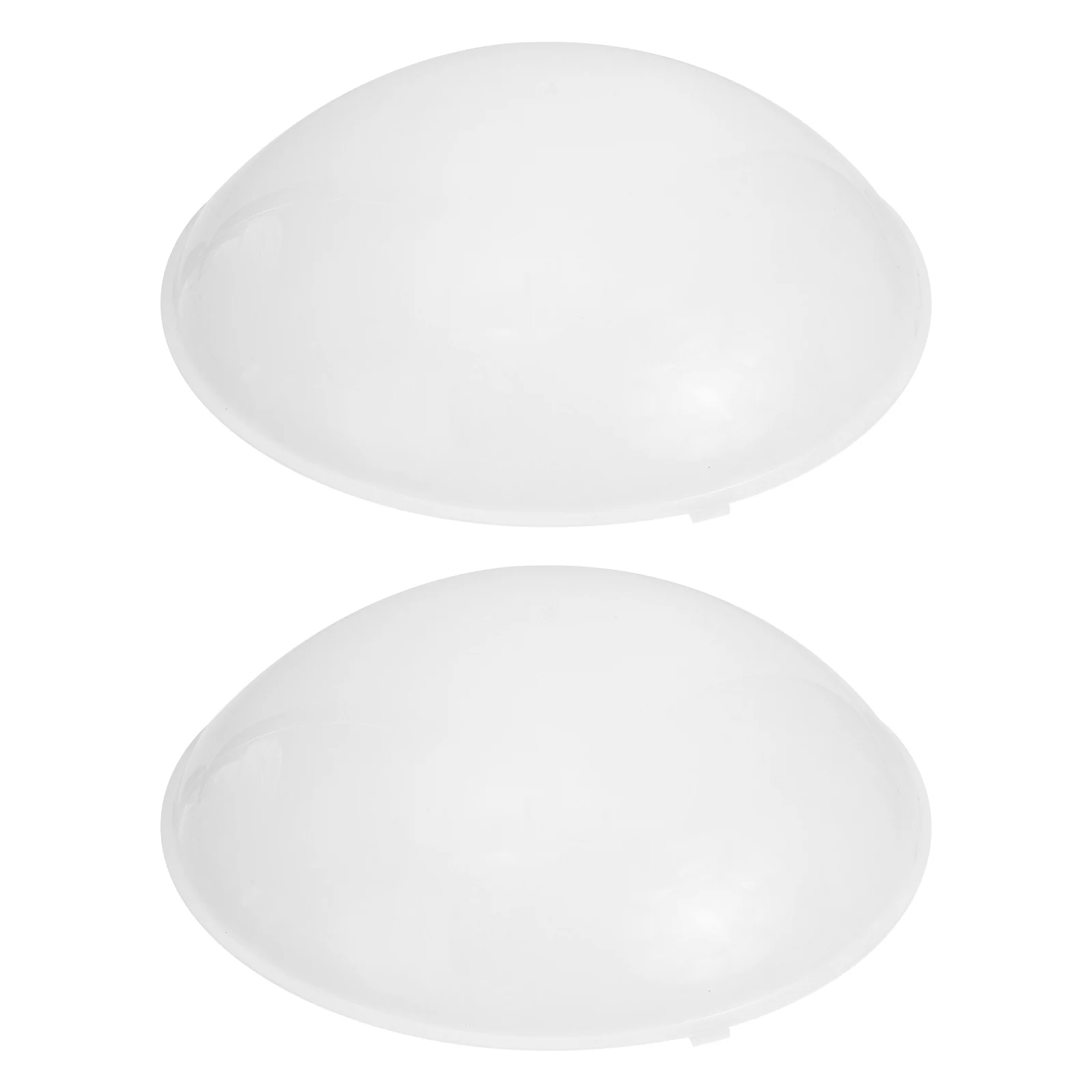 

2pcs Plastic Lamp Shades White Light Cover Ceiling Fire Retardant Dust Proof Bedroom Living Room Lampshade Accessories Soft