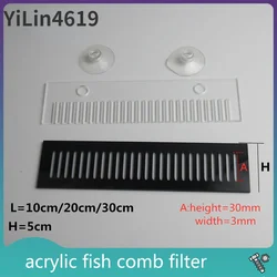 Removable Overflow Combs. Fish Tank Over Water Board.The Overflow Tank Is Suitable for Overflow Acrylic Fish Comb Filter 1 Pcs