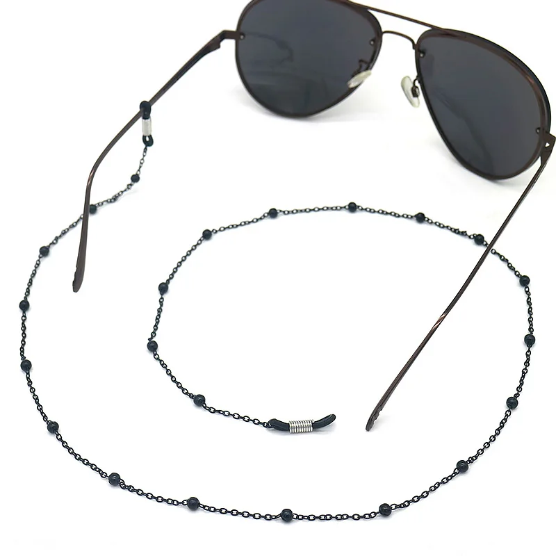 

1PC Fashion Beaded Eyeglasses Chain For Women Metal Sunglasses Lanyards Eyewear Retainer Reading Glasses Cord Holder Neck Strap