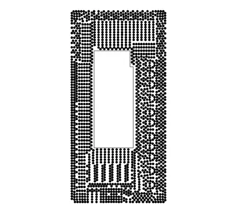 I5-12400F SRL4W SRL5Z I5-12600KF SRL4U I7-12700KF SRL4P I7-12700 SRL4Q SRL4R I5-12500E SRL6W CPU 0.45MM BGA1744 BGA Stencil