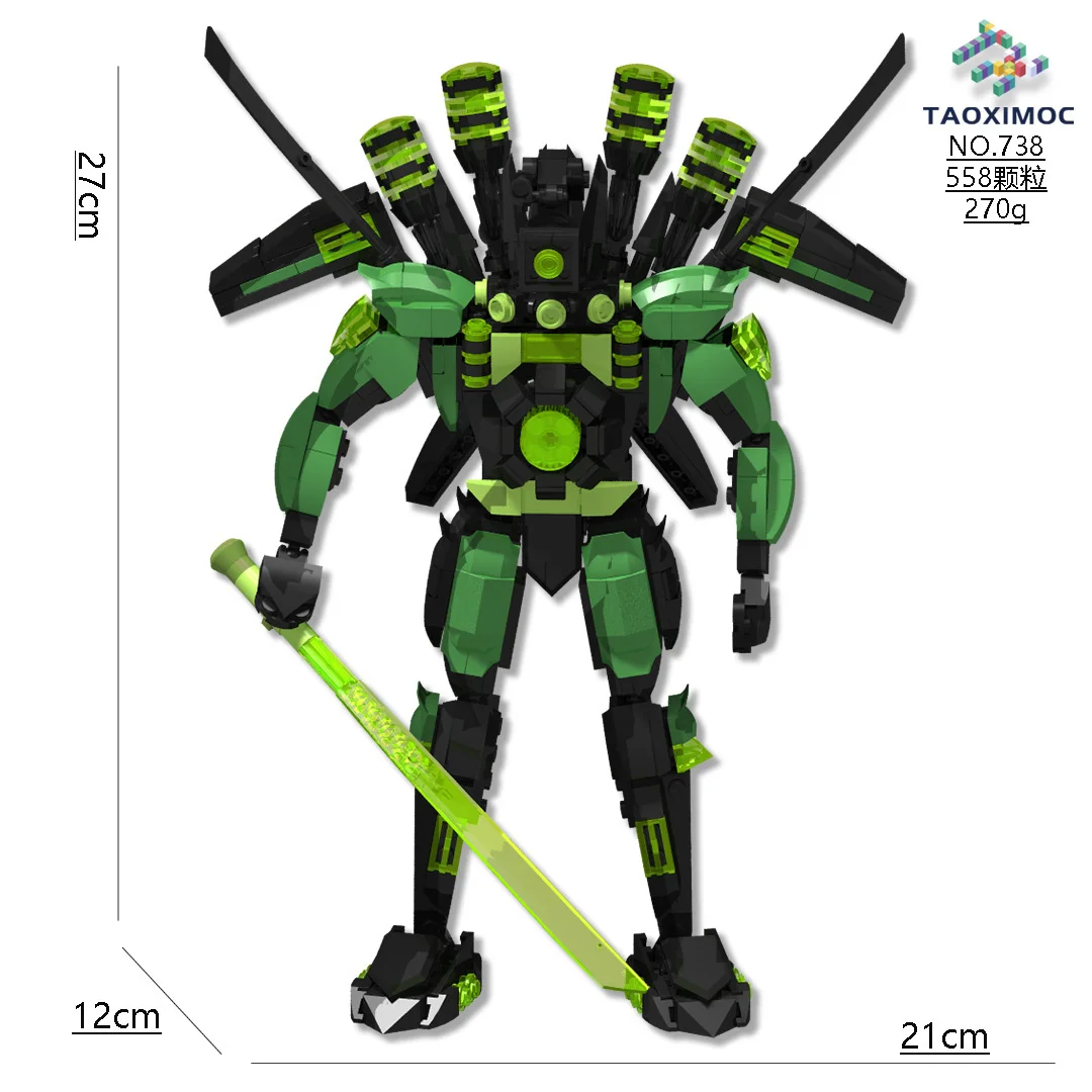 Skibidi Toilet Action Figures Model builing Blocks Camerman Titan Speakerman Surveillance Man TVMan Boys Toys For Kids Gifts
