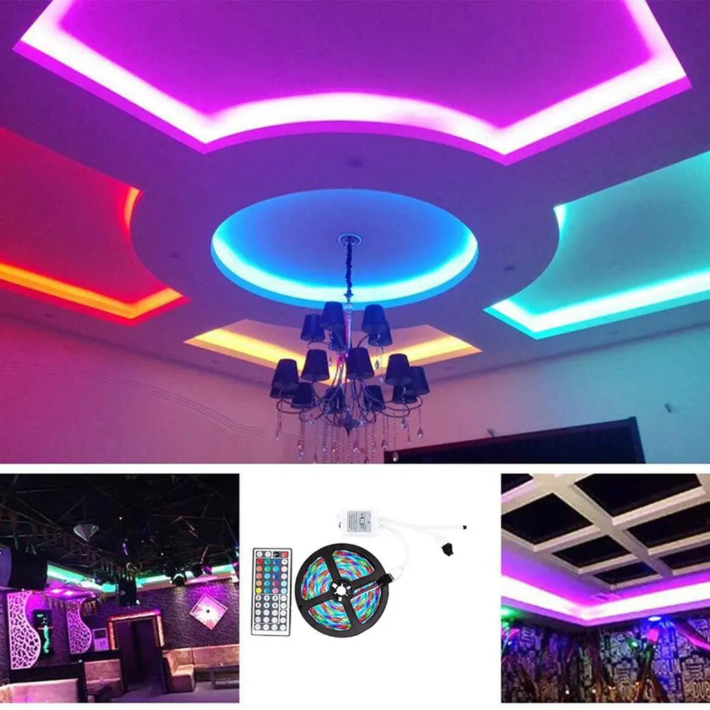 Top Selling LED Rope Light 600 Lamp + 44 Key Infrared Controller + Usb Cable Led Tape Sync With Music String Lighting New 2023