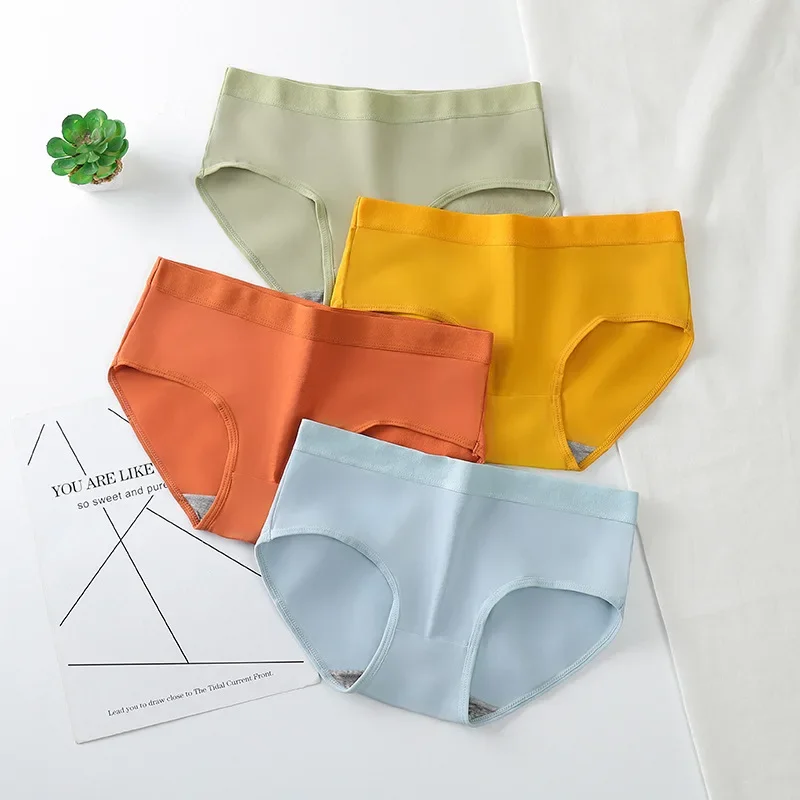 

3Pcs/Lot Cotton Underwear Cute Knot Soft Breathable Briefs Young Girl Panties Solid Children Clothes