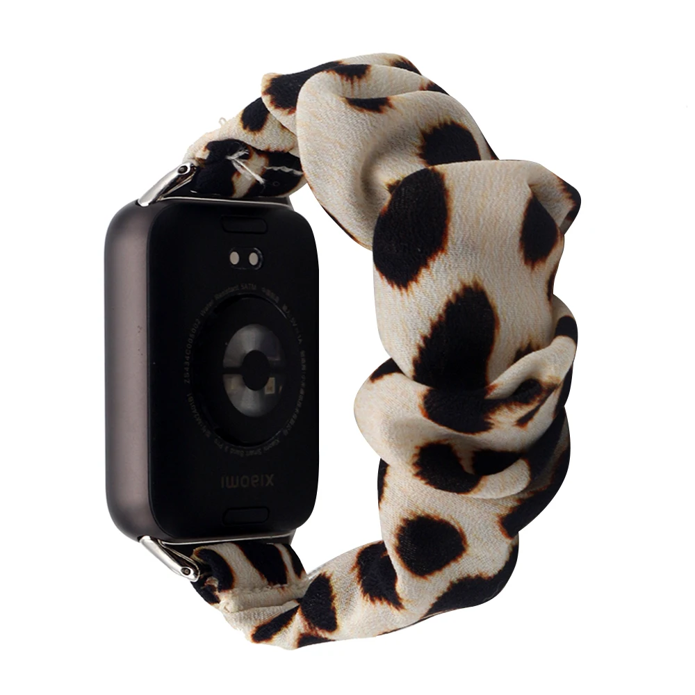 Scrunchies-Uhrenarmband für Xiaomi Smart Band 10 Pro/ 9 Pro Armband/ 8 Pro Ersatz-Armband aus dehnbarem Stoff