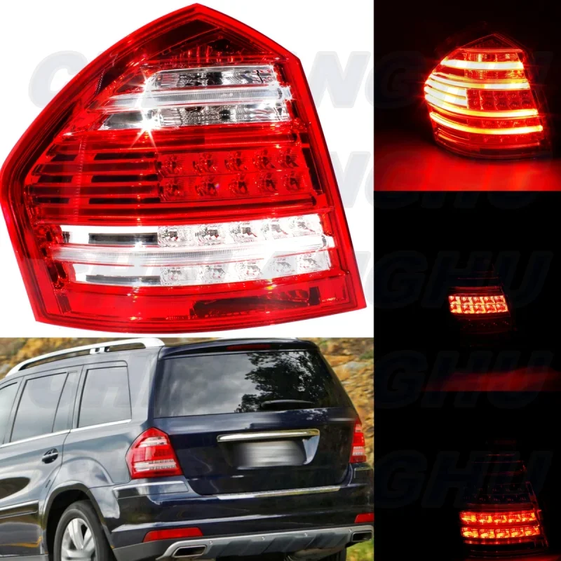 Left Side Tail Light Rear Lamp With LED Bulbs A1648203364 For Benz X164 GL320 GL350 GL450 GL550 2006 2007 2008 2009 2010 2011