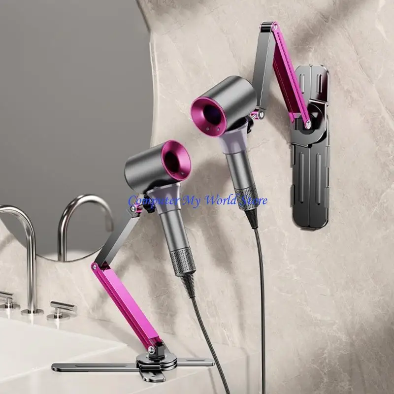 Arm suporte pêlo cabelos giratórios