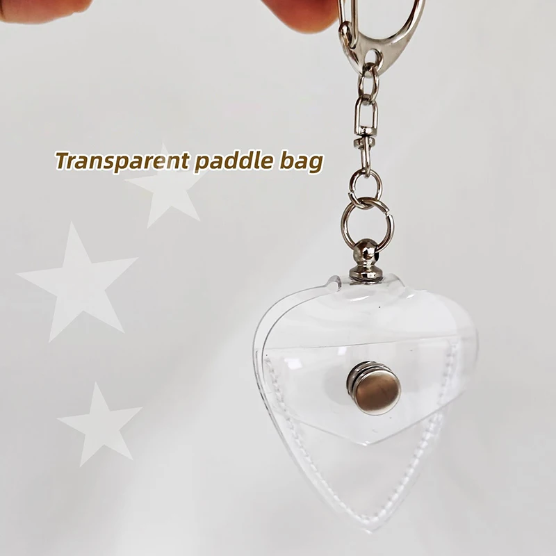 الغيتار اختيار حقيبة التخزين الصوتية حامل قلادة يختار عقد المفاتيح Plectrum القضية