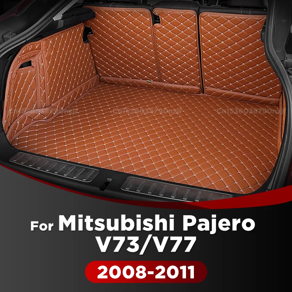 

Для Mitsubishi Pajero (V73/V77) 2008-2011 10 09 авто полное покрытие коврик для багажника автомобильный чехол коврик грузовой вкладыш аксессуары для интерьера