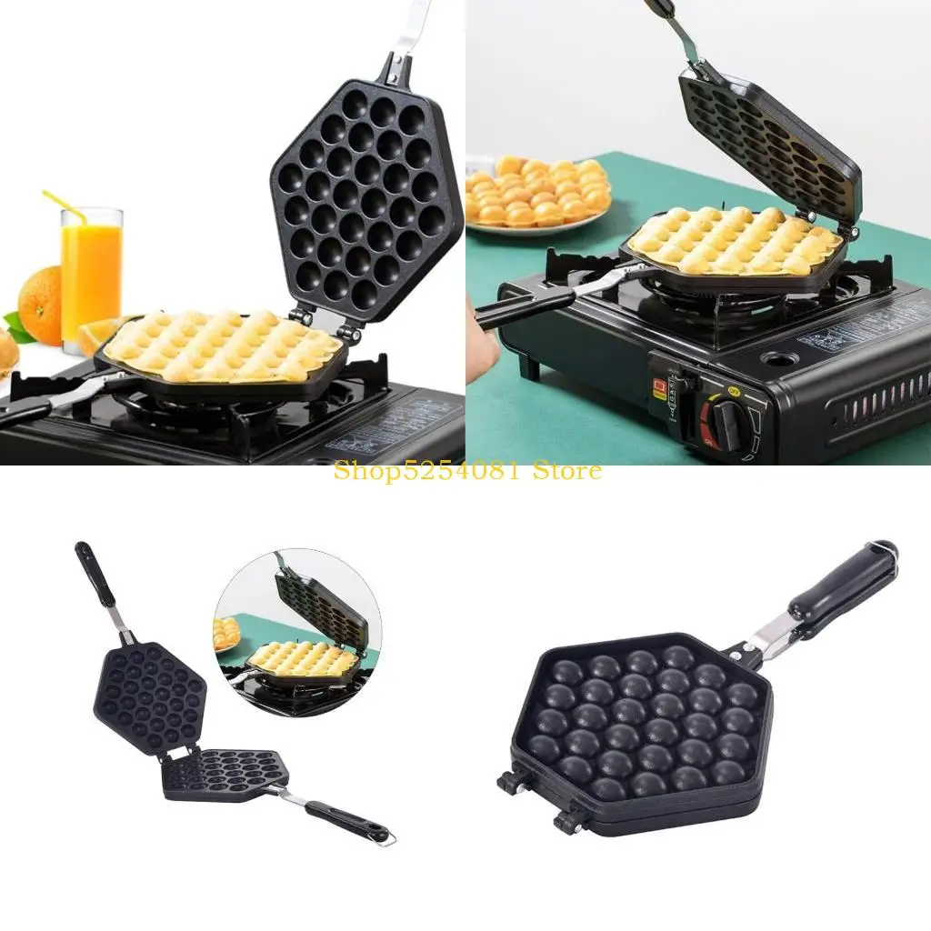 

AXYC Aluminum Eggs Bubble Making Molds Nonstick Maker Plate for Waffles