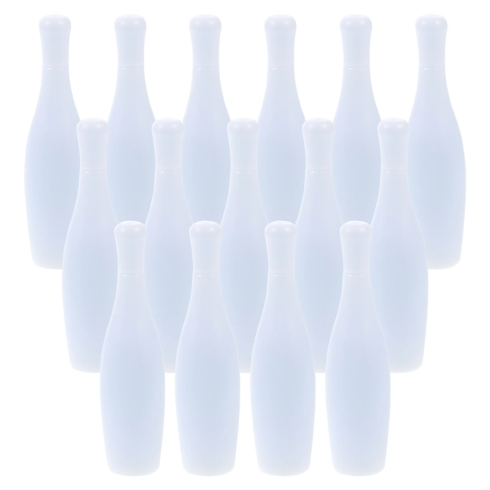 

20 Pcs Mini Bowling Pins Tiny Plastic Game Accessories for Table Indoor Replacement Reusable Small Bowls Props