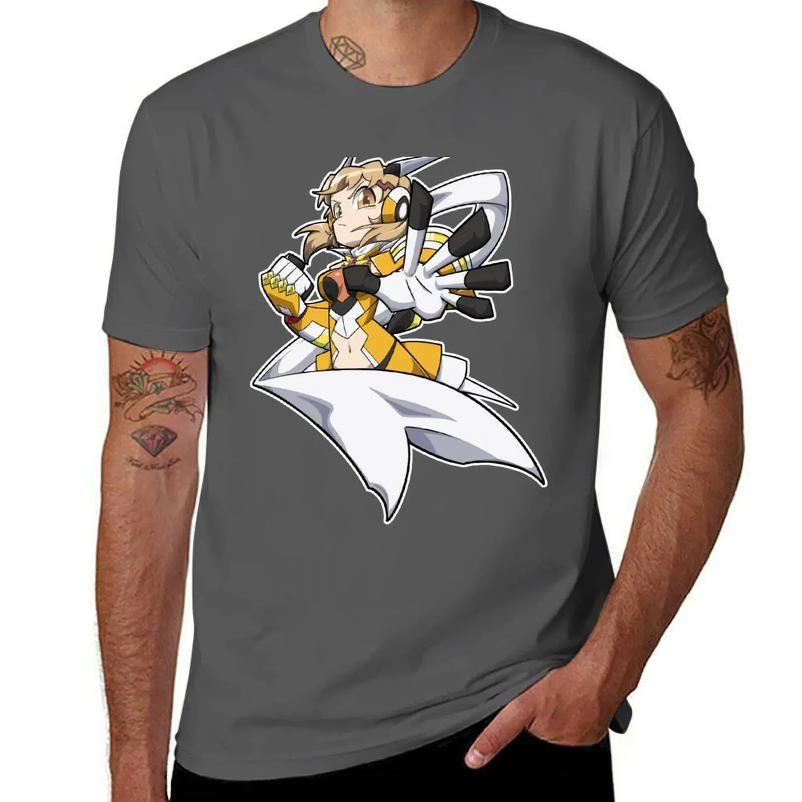 

Symphogear - Hibiki Tachibana T-Shirt t shirt man cotton funny t shirts cotton T-Shirt
