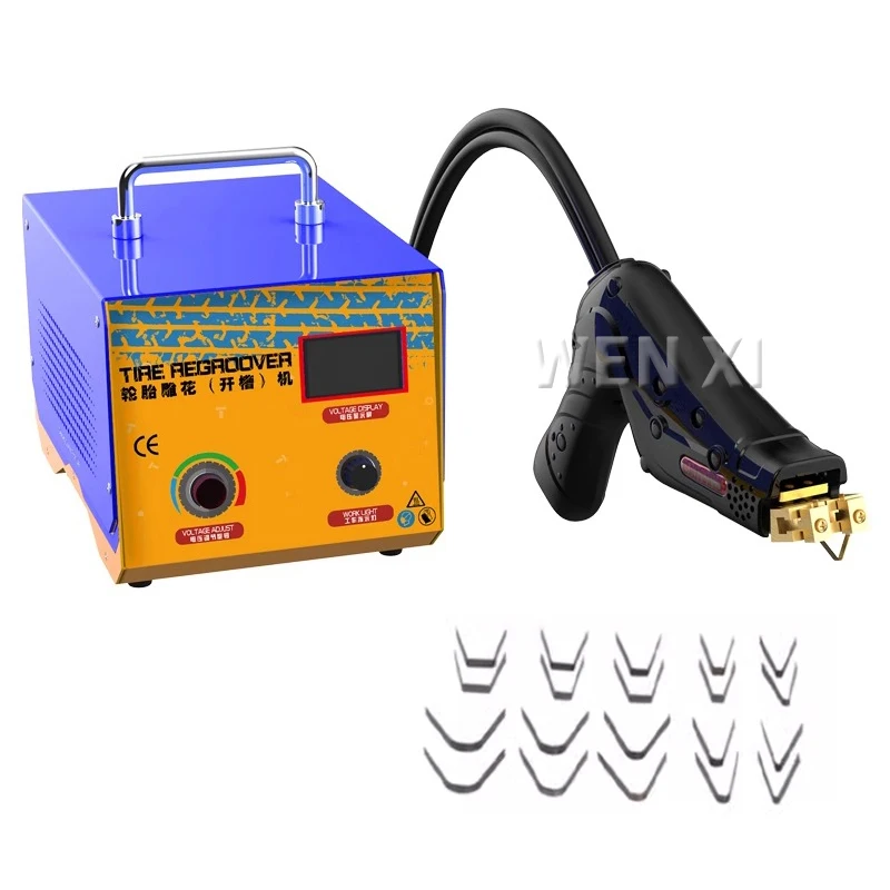 1KW Digital Tire Regroover Tire Rubber Engraving Machine Truck Car Rubber Tyres Grooving Electric Rubber Cutting Power Machine