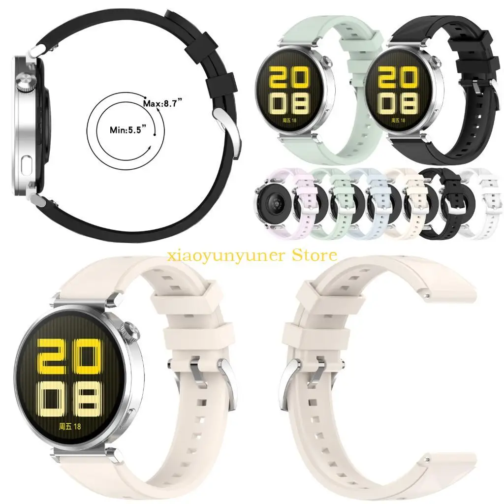 

P9JB Adjustable Replacement Straps Soft Strong Silicone Designs Band for GT6 GT5 Use