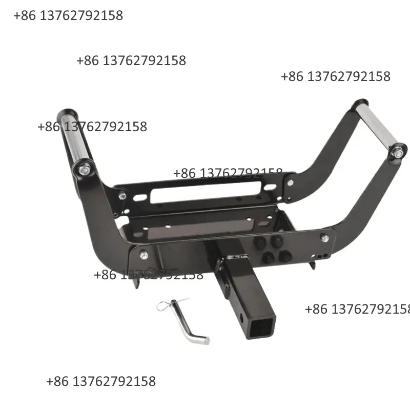 Foldable Winch Mount Plate External Receiver Bracket Off-Road Trailer Modified Hanging Replacement Parts