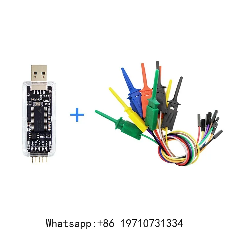 Logic analyzer MCU ARM FPGA debugging tool 24M sampling 8 channels open source