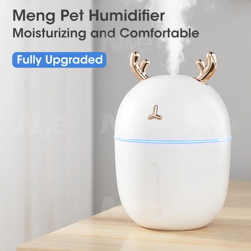 

Portable Mini Air Humidifier Cute Pet Air Purifier Aromatherapy Office Desktop Humidifiers Essential Home Car Air Purifier