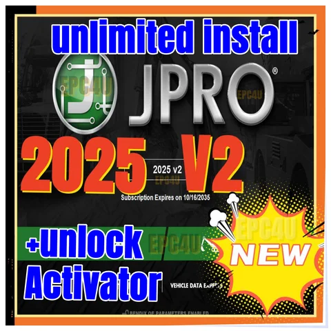 2025 JPRO Commercial Fleet Diagnostics 2025v2 2024 v3 / 2024 v2 /2019 v2 +unlocked keygen+ free help install + install vide