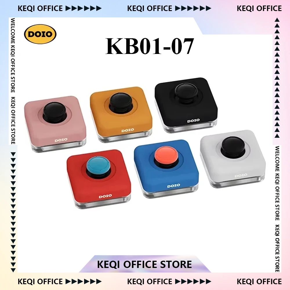 doio-kb01-07-アルミニウム合金マルチカラーパワーロッカースイッチインジケーターランプカスタムアクセサリーオフィスゲーマーギフト