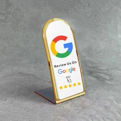 NFC Digital Business Google Review Stand Feedback Collection with Single-Tap Technology, Simplified Quick-Scan Setup