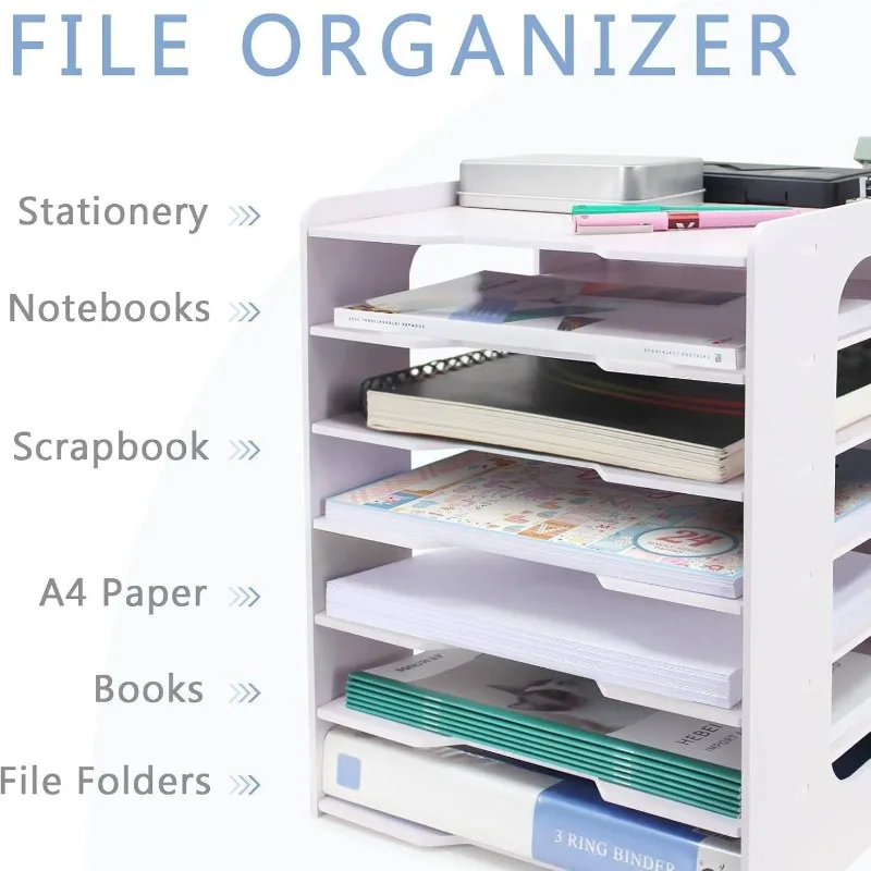 Multi-tier data office supplies file racks desktop file classification large racks Quick, portable and easy to store
