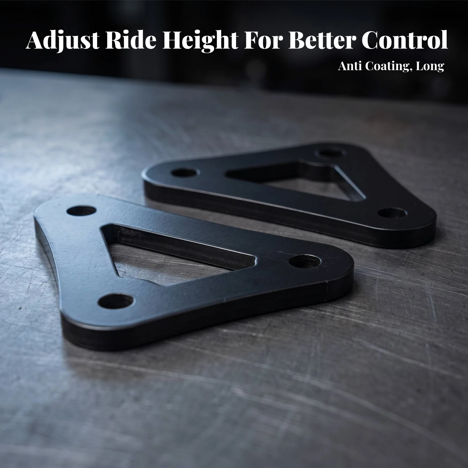 2 Pieces Lowering Link Plates Long-Lasting Motorcycle Lowering Link Kit Hardware Bolt-on Low-Position