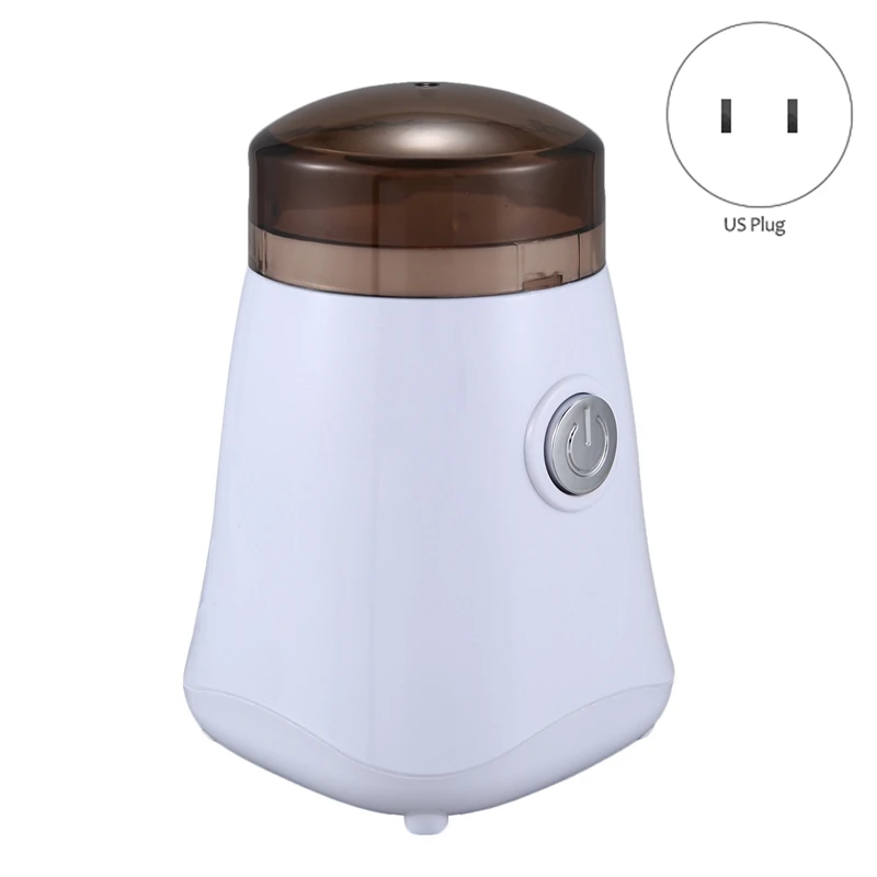 Electric Coffee Grinder Spice Grinder - Stainless Steel Blades Grinder For Coffee Bean Seed Nut Spice Herb Pepper, Transparent L