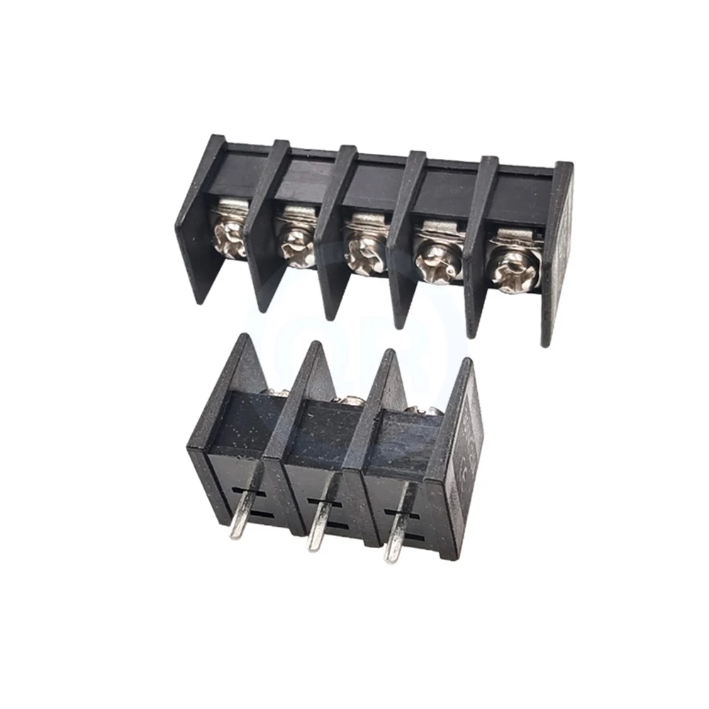(10 pcs) KF 25C - 7.62mm 2~12P Grid PCB Terminal Block Terminal Block LED Terminal Black Medium Leg KF25C 7.62